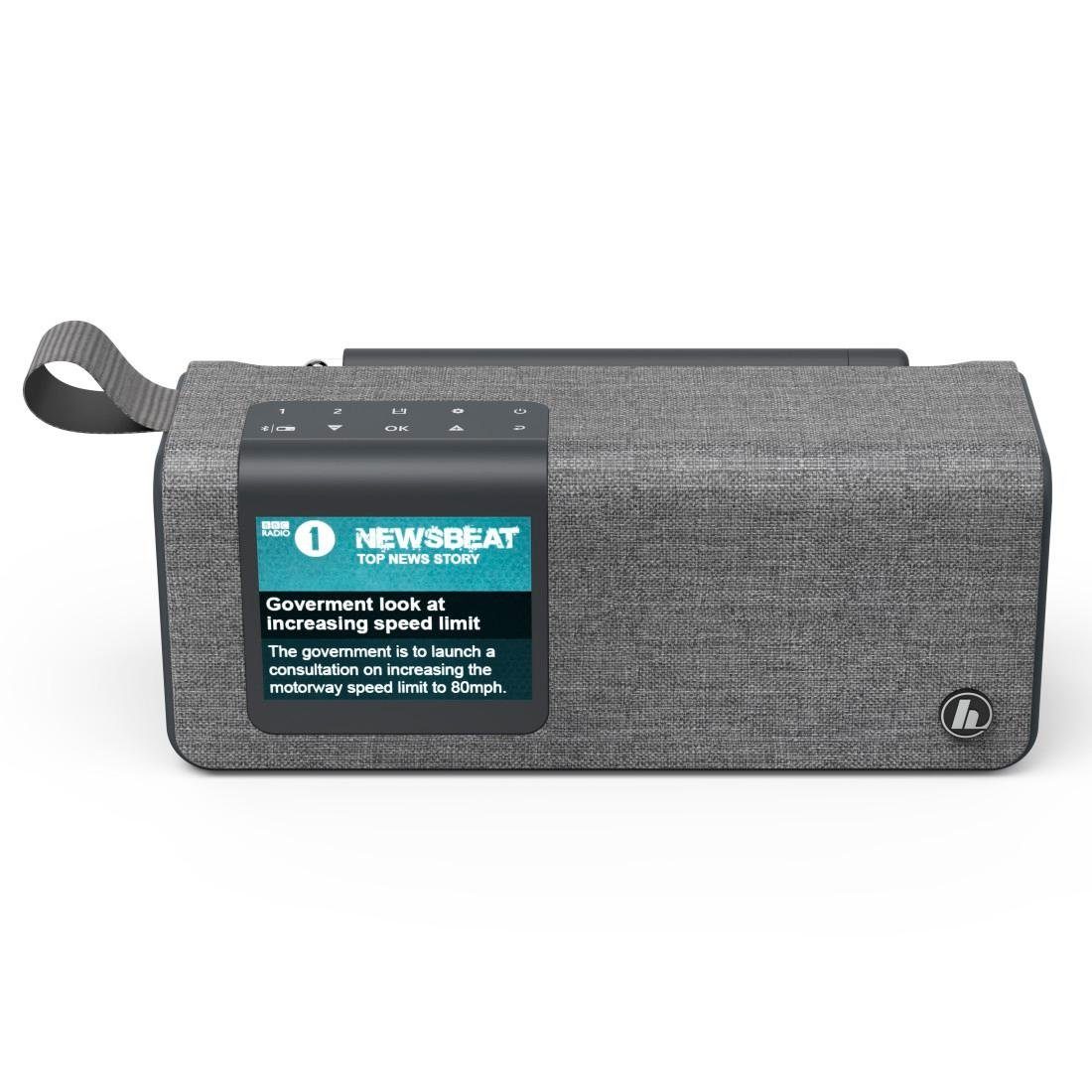 Hama Digitalradio "DR200BT", FM/DAB/DAB+/Bluetooth/Akkubetrieb DAB+ Radio Digitalradio (DAB) (Digitalradio (DAB), FM-Tuner)