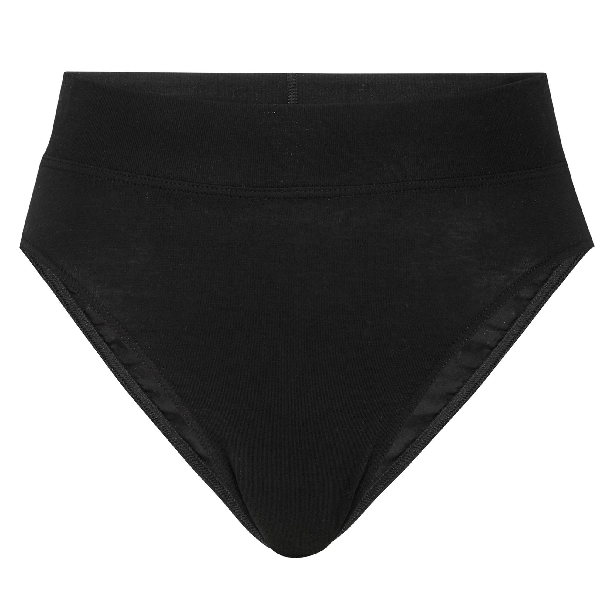 Slip Damen Slip 1er Pack Baumwolle Elastic High Waist
