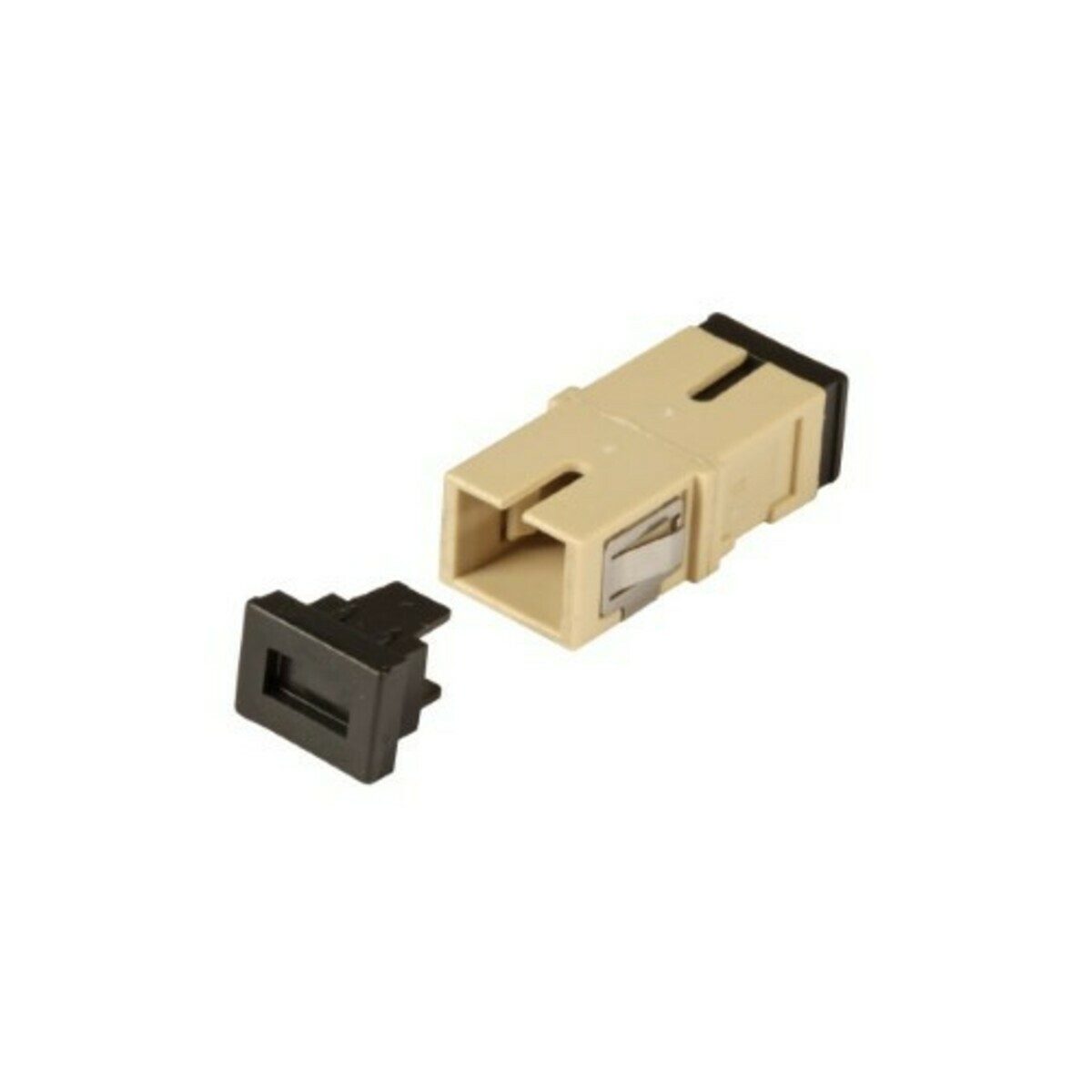 DSIT Serverschrank Multimode Keystone Kupplung SC-SC simplex beige