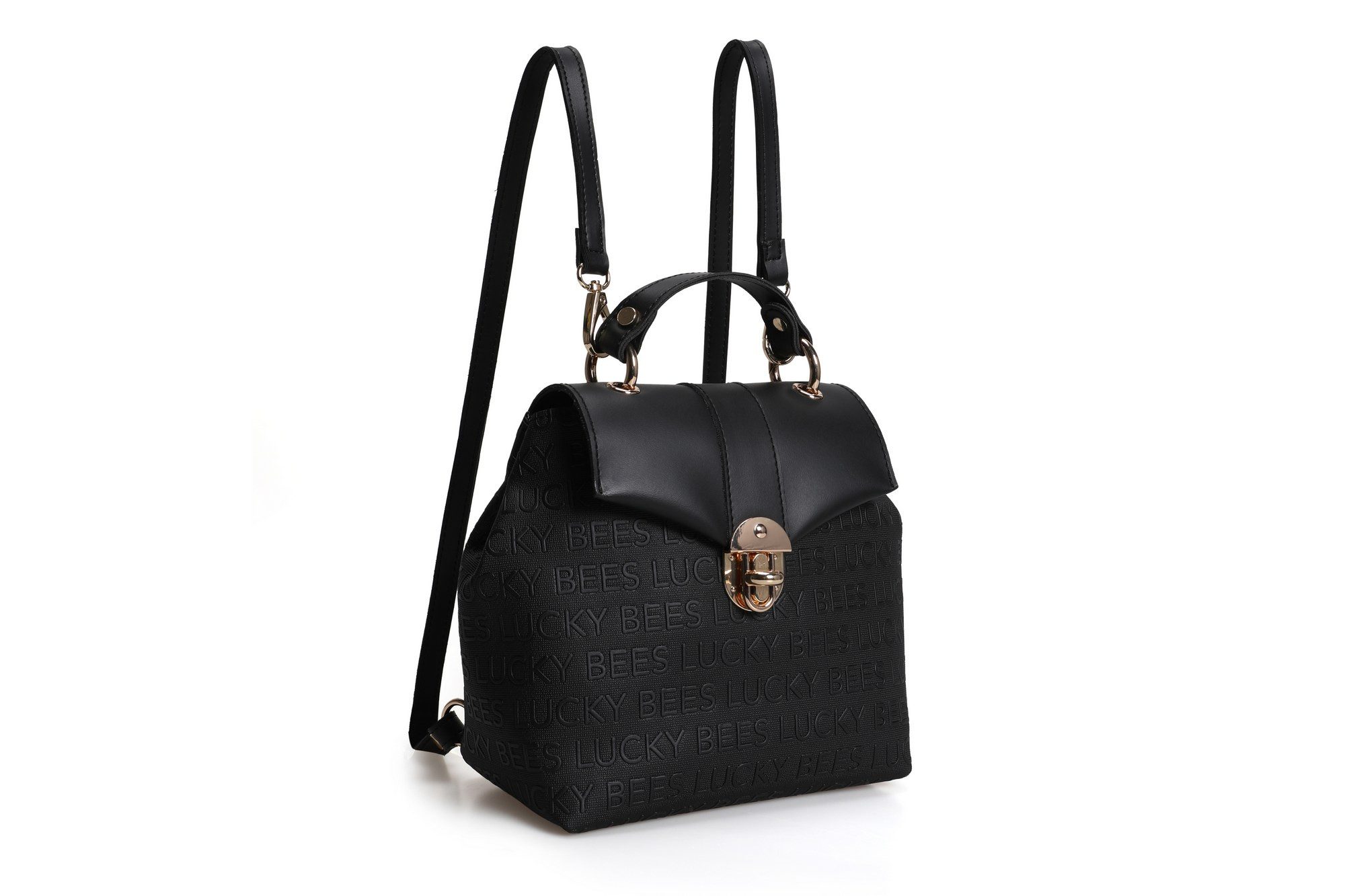 lucky bees Rucksack 100% POLYVINYL LEATHER, 23 cm x 10 cm B1654