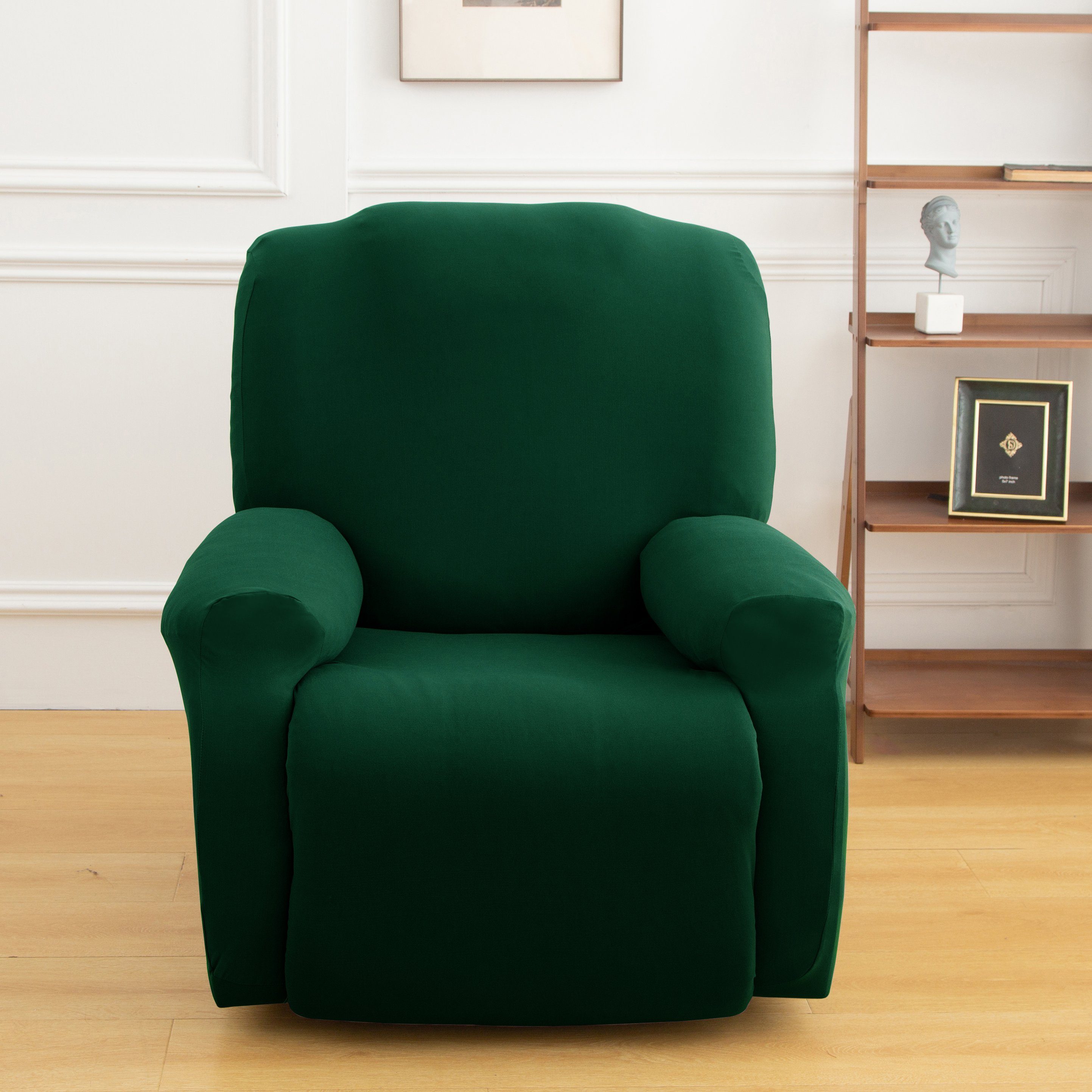 Grün Möbelschutz Stuhlbezug Sesselhusse Liegesessel Schutz, Sesselschoner Bezug für Qelus,