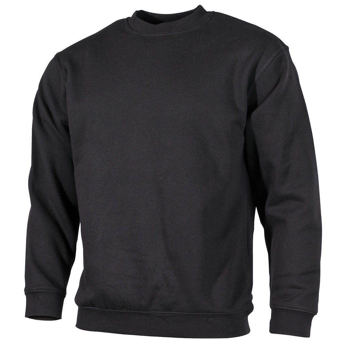 MFH Rundhalspullover Sweatshirt, 340 g/m², schwarz S