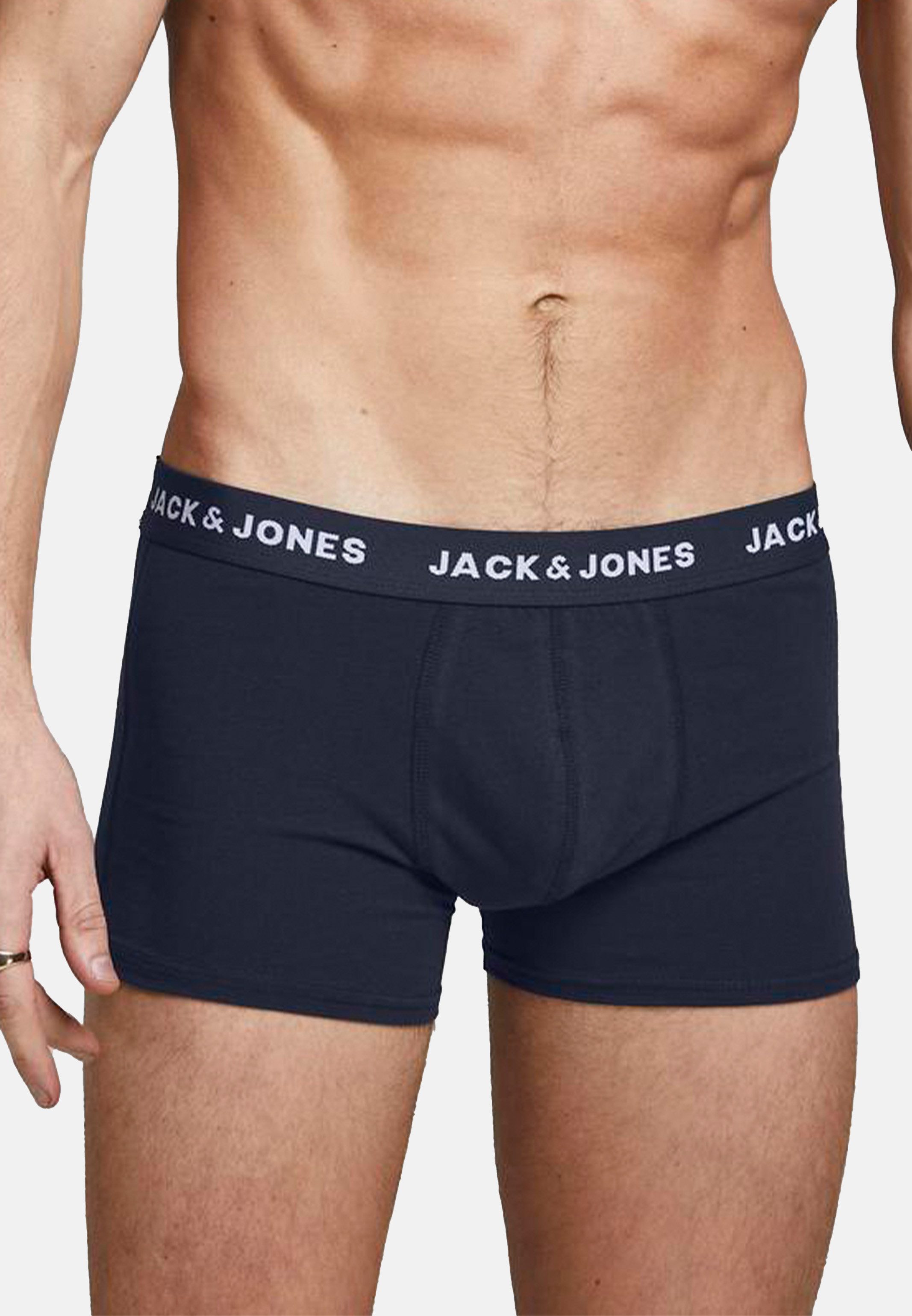 Jack & Jones Retro Boxer 10er Pack Jacsolid (Spar-Set, 10-St) Retro Short / Pant - Baumwolle - ohne Eingriff - Atmungsaktiv – Bild 2 von 5