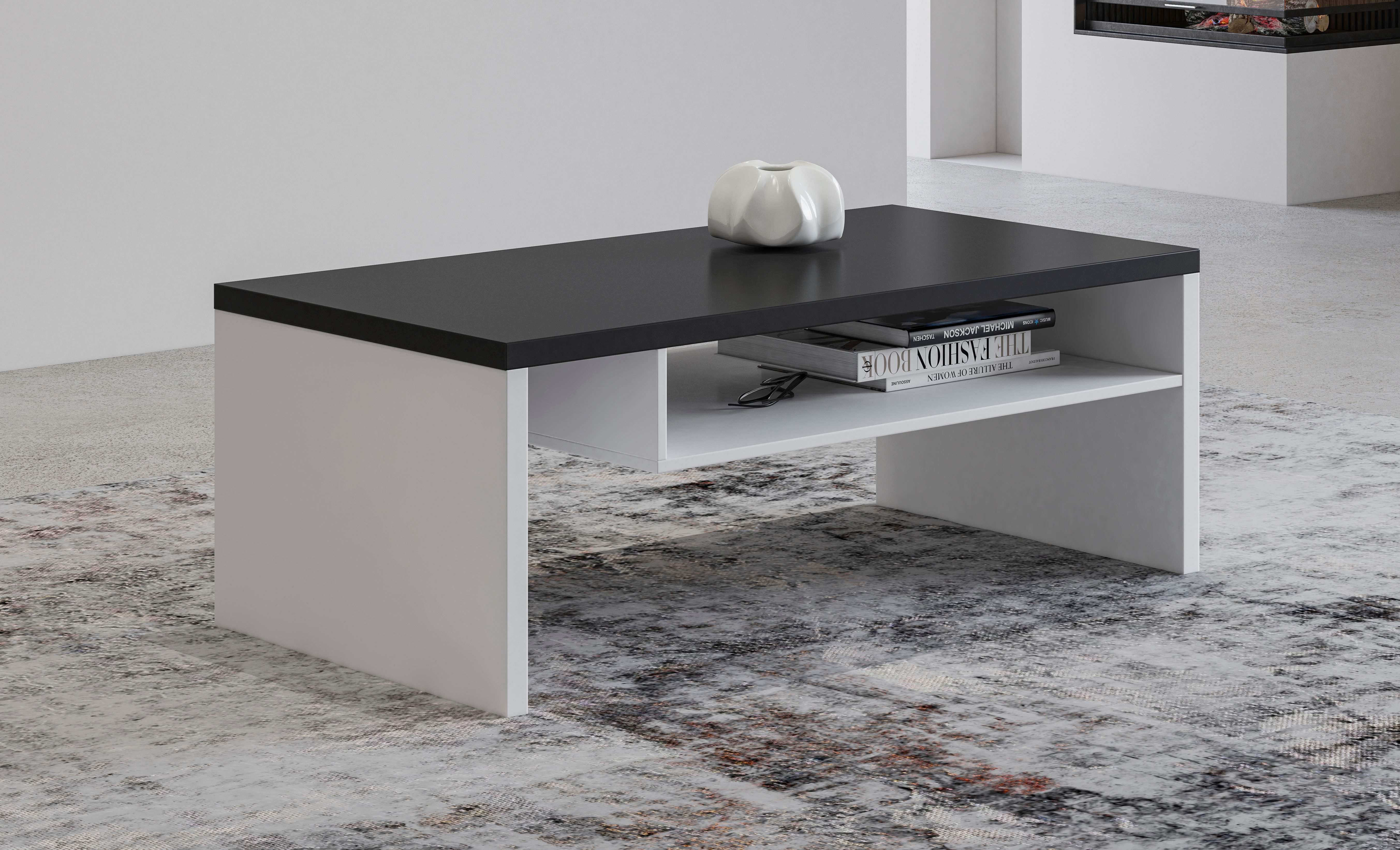 INOSIGN Couchtisch Cross, Breite 120 cm, moderner Sofatisch für Wohnzimmer, günstig online kaufen