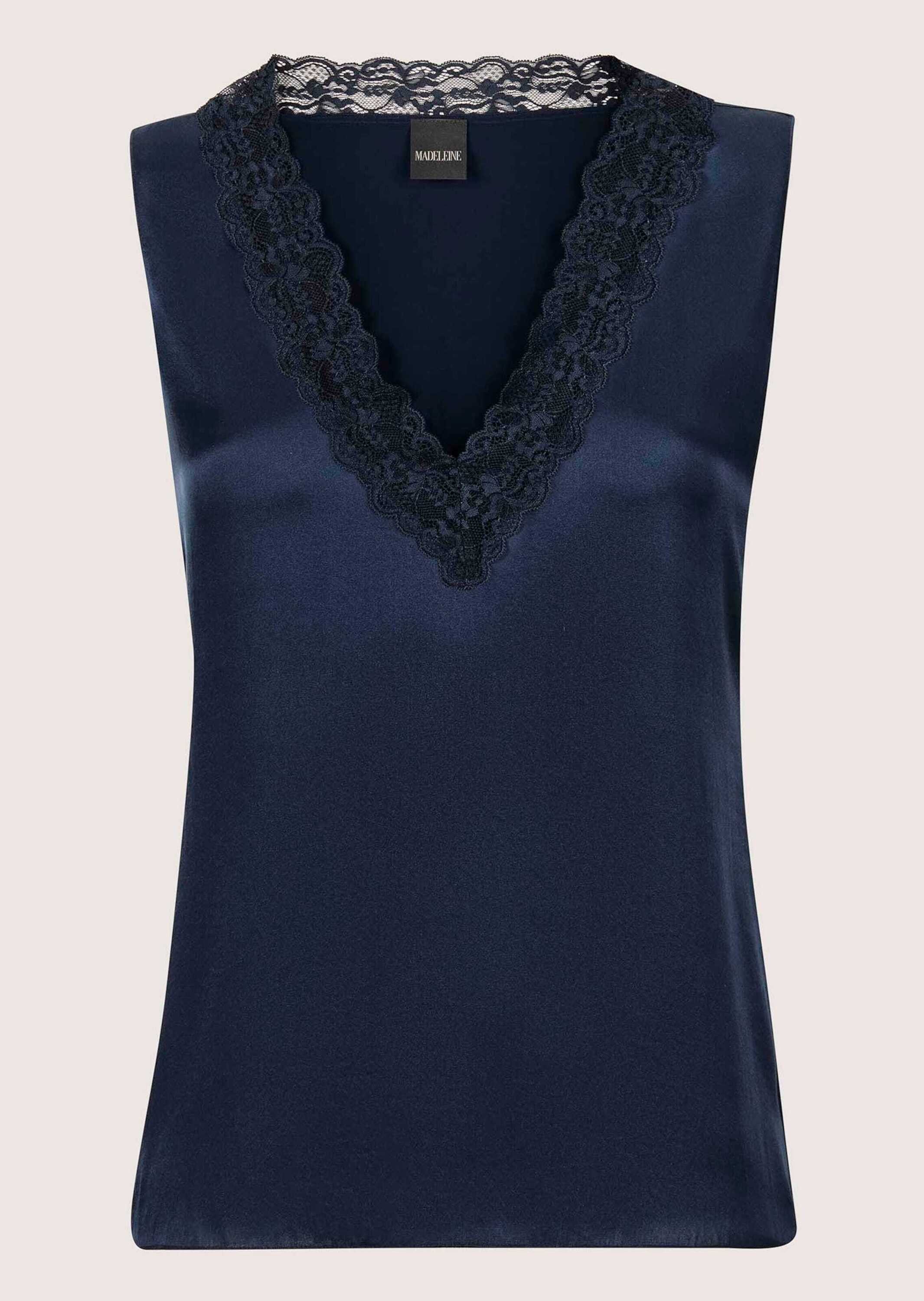 MADELEINE Shirttop Lingerie-Top mit V-Ausschnitt und günstig online kaufen