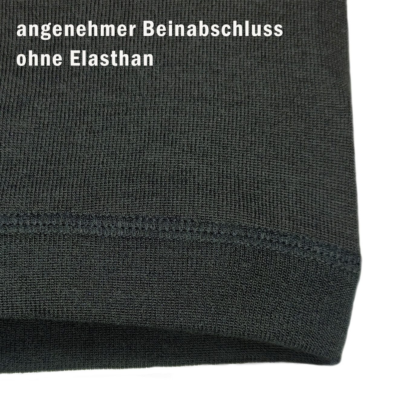 HERMKO Boxer 40901 Merinowolle/Tencel Pant ohne Eingriff Dehnbund hoher Tra günstig online kaufen