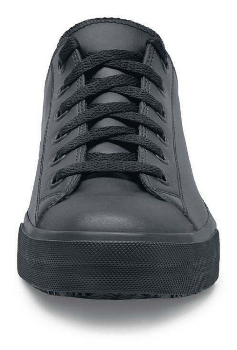 Shoes For Crews DELRAY UNISEX aus Sicherheitsschuh schwarz Leder Leder, echtem extrem wasserabweisend rutschhemmend