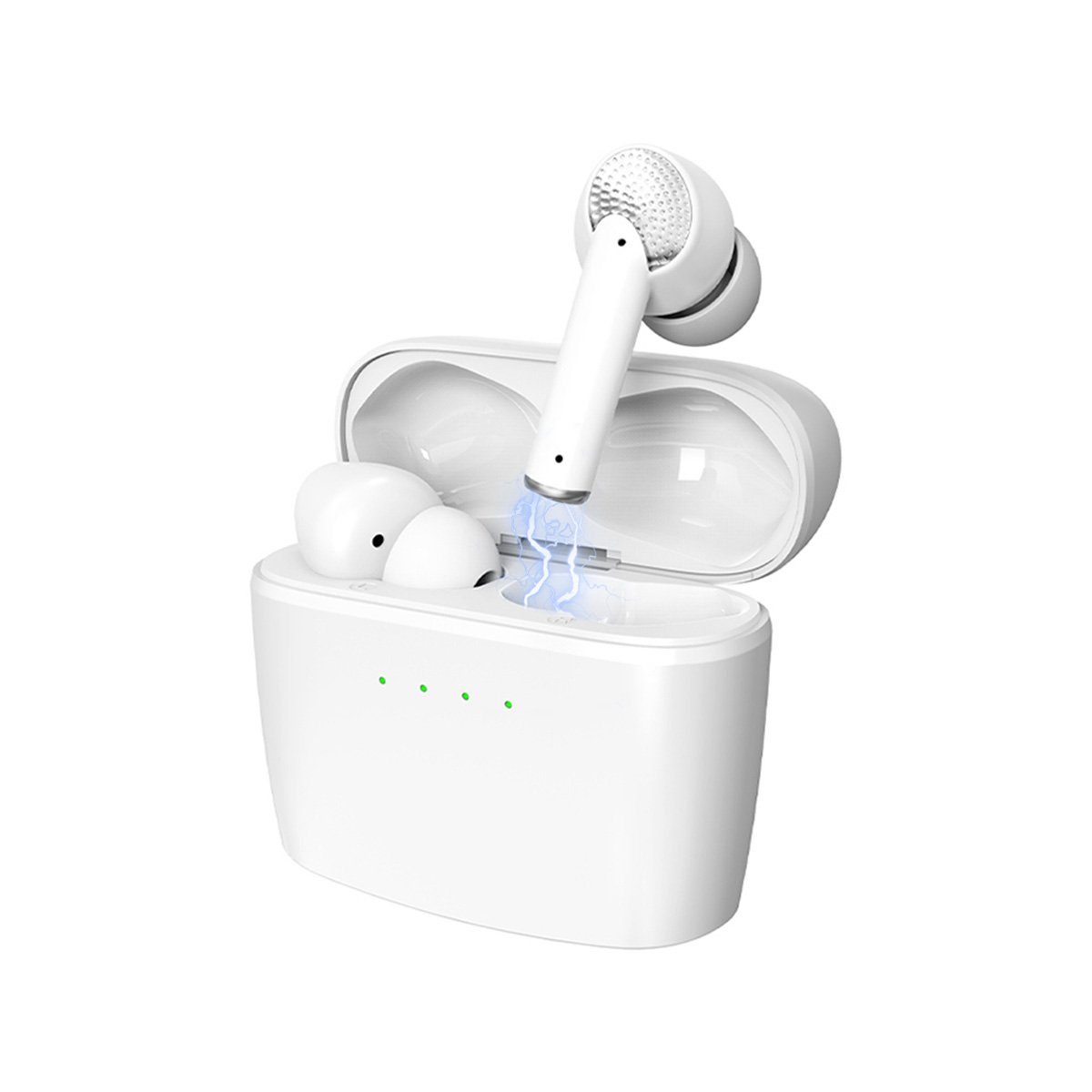 7Magic Bluetooth 5.2 ANC wireless Kopfhörer (Wasserbeständig, Aktive Noise Cancelling Kabellose, Earbuds für iPhone Samsung Huawei) Schwarz, J8 pro