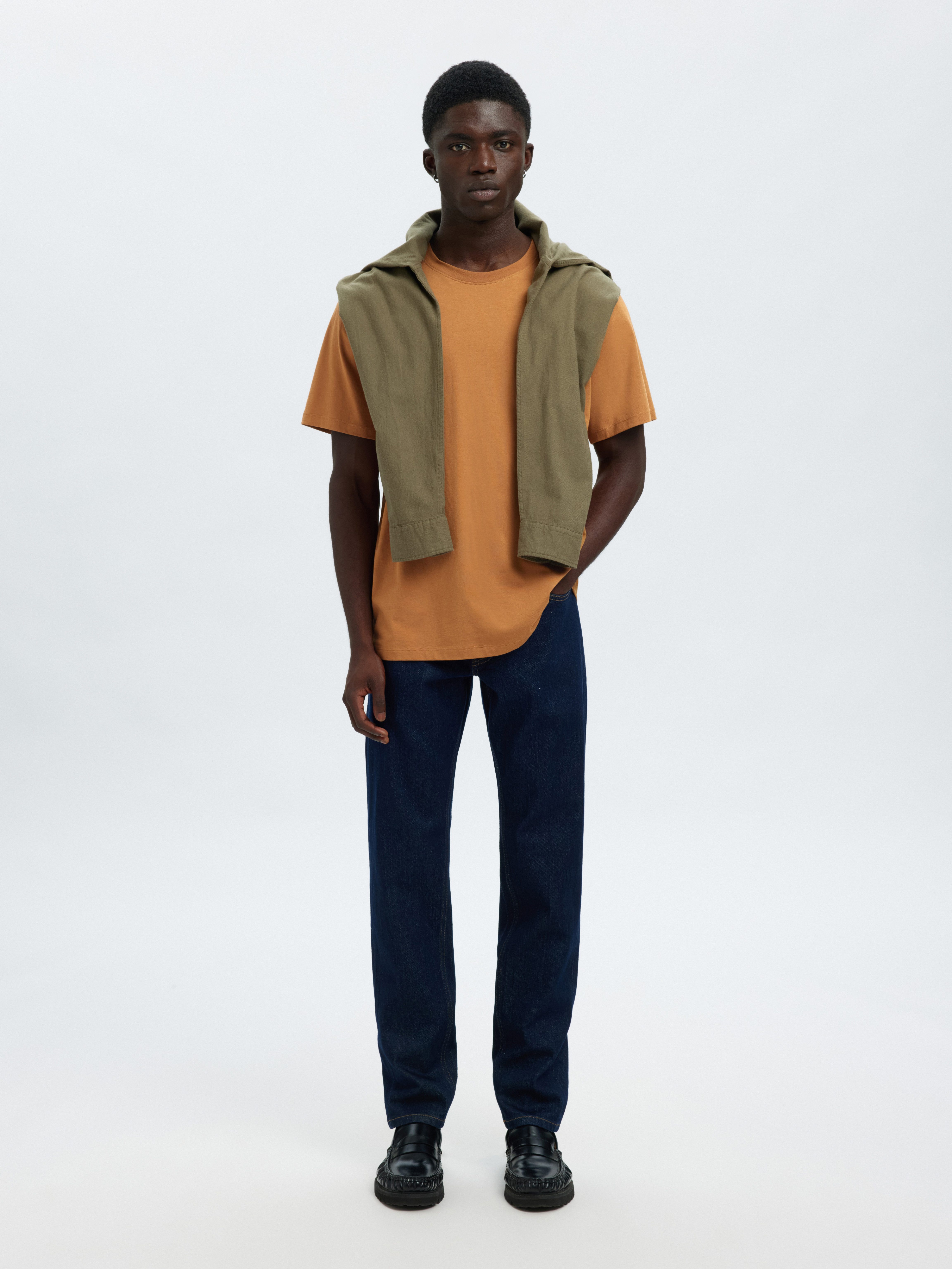 Selected Rundhalsshirt SLHASPEN SS O-NECK TEE NOOS
