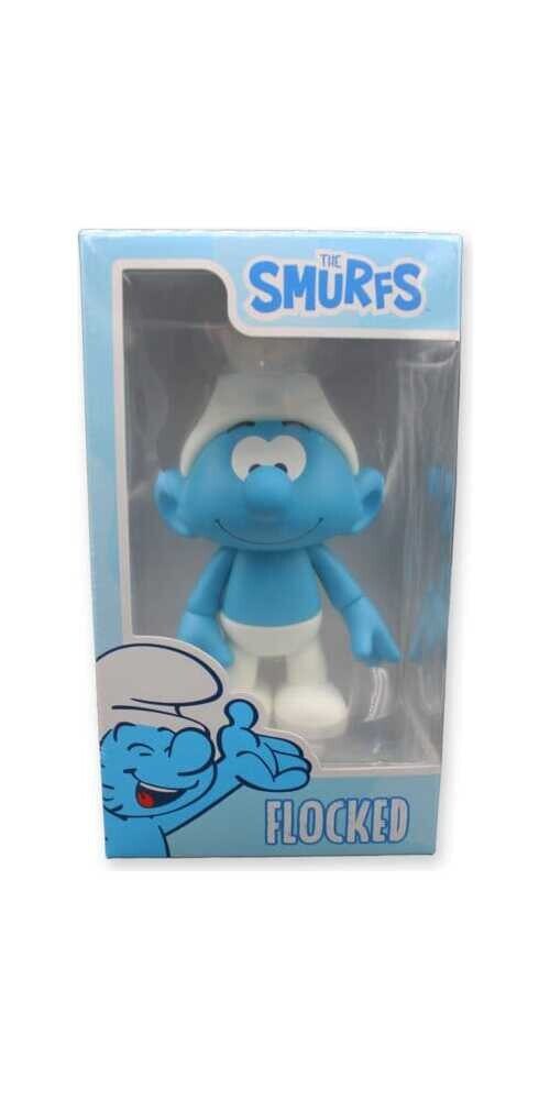 heo Merchandise-Figur Die Schlümpfe Vinyl Figur Schlumpf Weiß und Blau - Flocked 19 cm