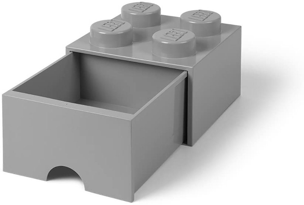 Room Copenhagen Aufbewahrungsbox Lego - Aufbewahrungsbox einer im Schublade Legostein mit - Design grau