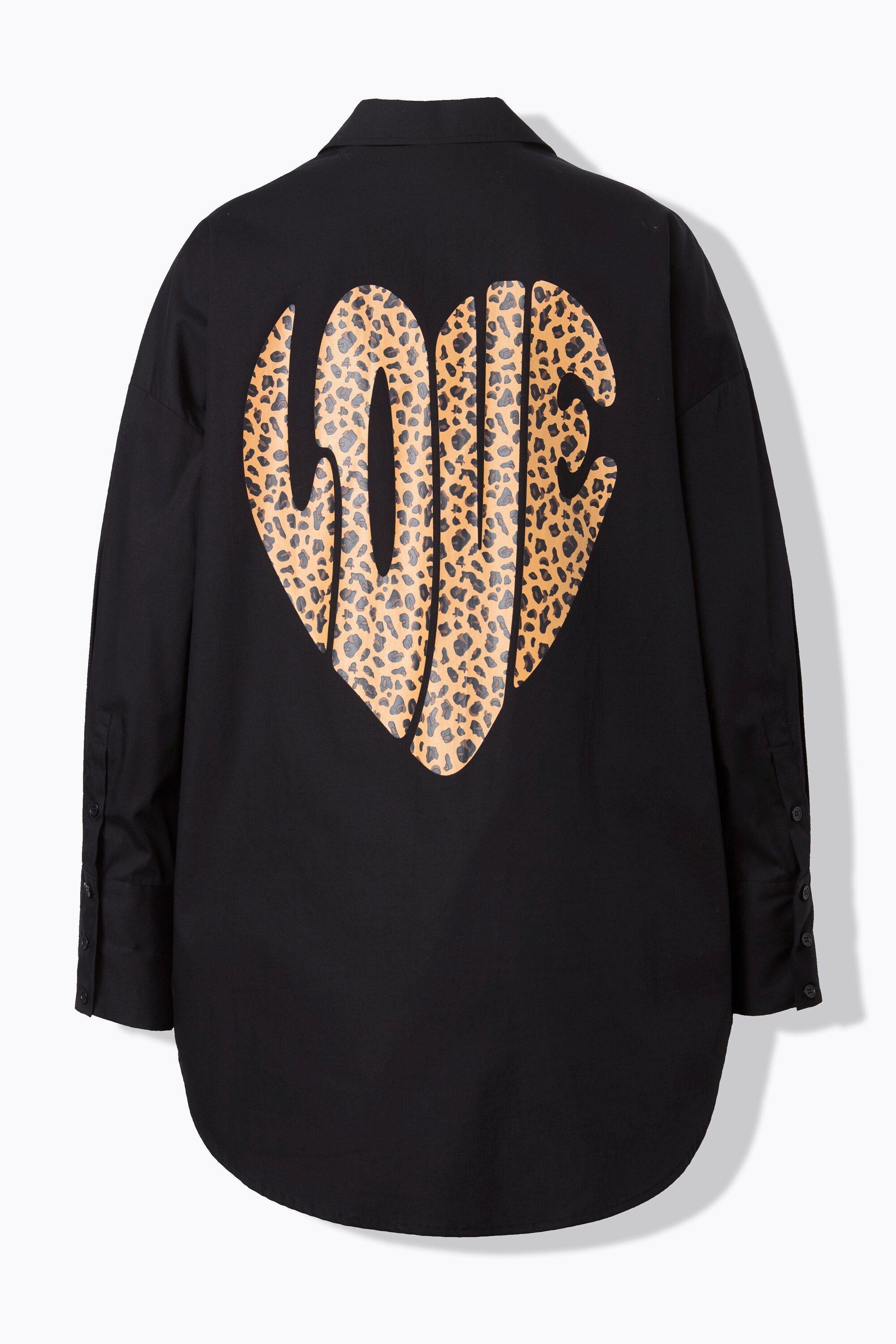 Studio Untold Hemdbluse Hemdbluse oversized Rückenprint