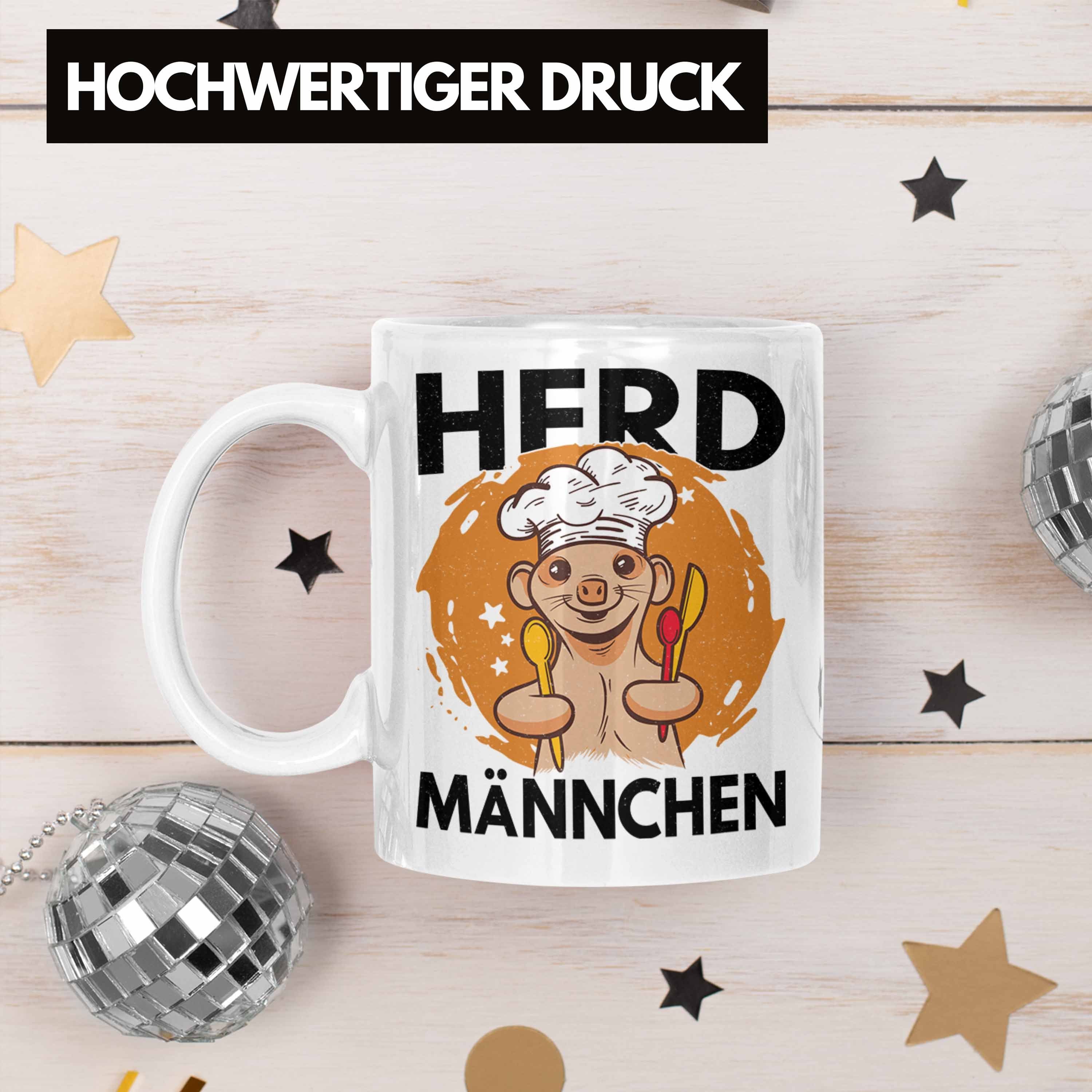 Tasse Sternekoch Männchen Herd Geschenkidee Trendation Zu Nett Tasse Ich Spruch Sei Trendation Koch Koche Lustiger Geschenk Mir Dein Weiss - Essen