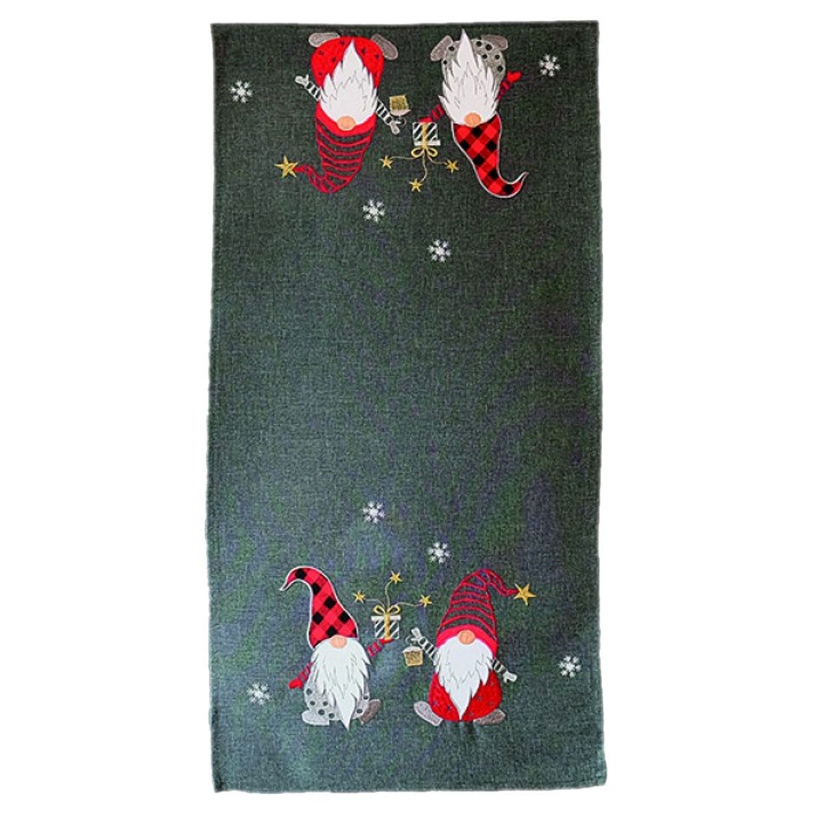 texpot Tischdecke Tischläufer Stickerei Zwei Wichtelmännchen günstig online kaufen