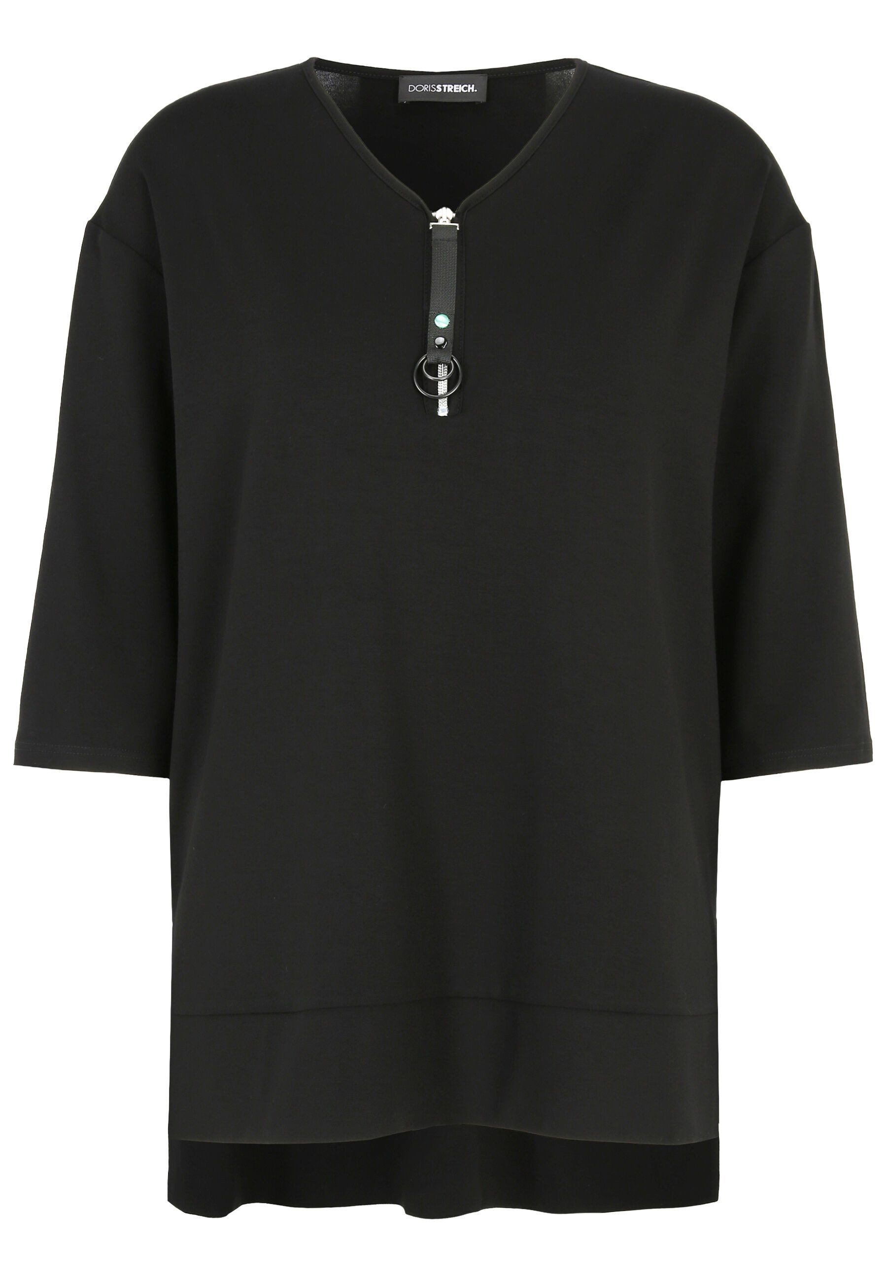Doris Streich 3/4-Arm-Shirt Tunika (1-tlg) mit Anhänger