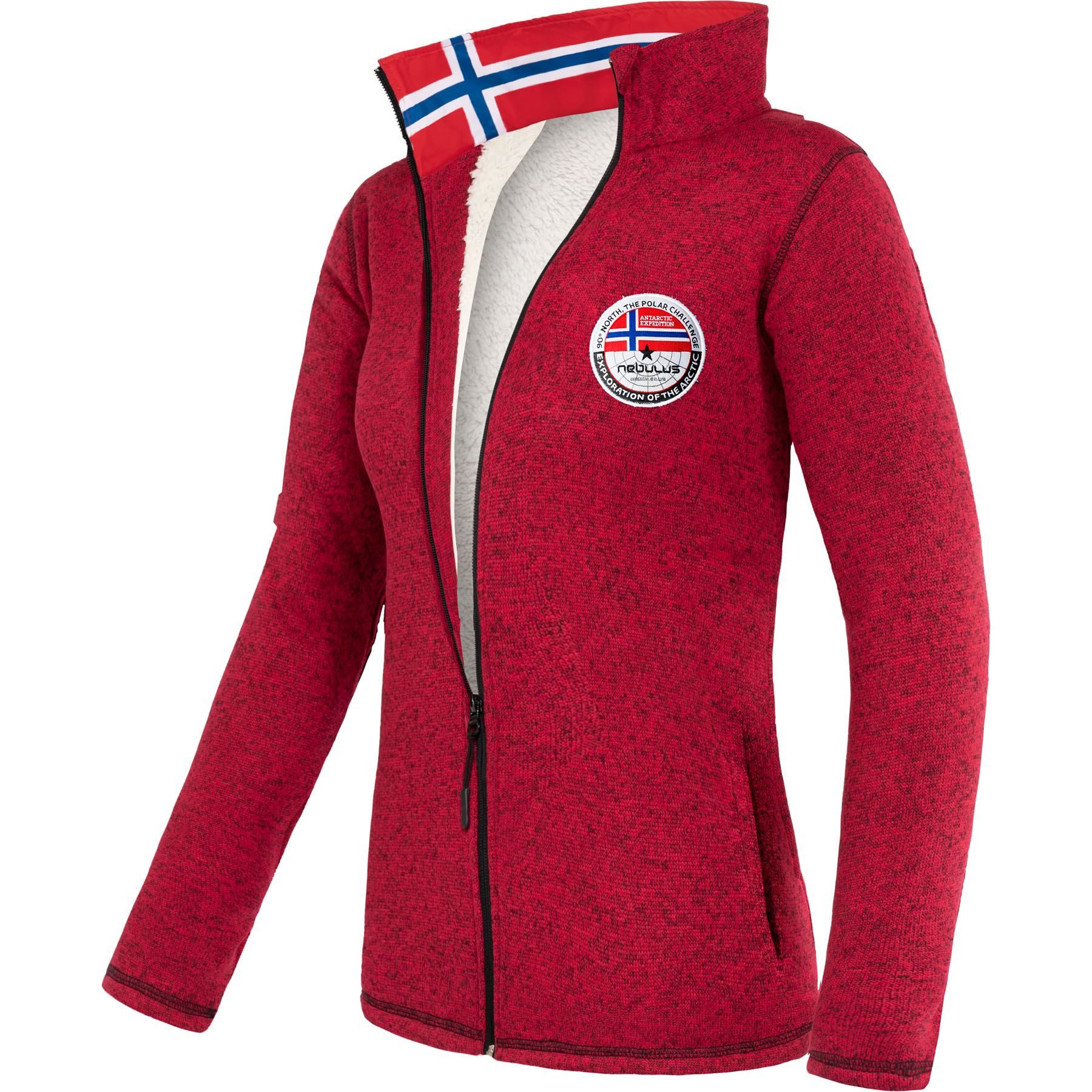 Nebulus Fleecejacke FALLOU, P5502 - Damen, rot, XL/42 günstig online kaufen