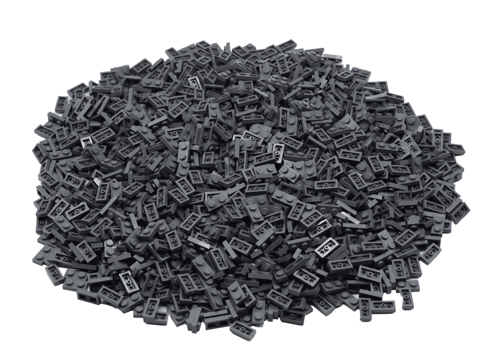 LEGO® 1x2 Platten Bauplatten Dunkelgrau - 3023 NEU! Menge 100x Spielbausteine
