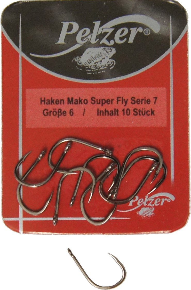 Karpfenhaken Pelzer Haken Mako Super Fly Serie 7