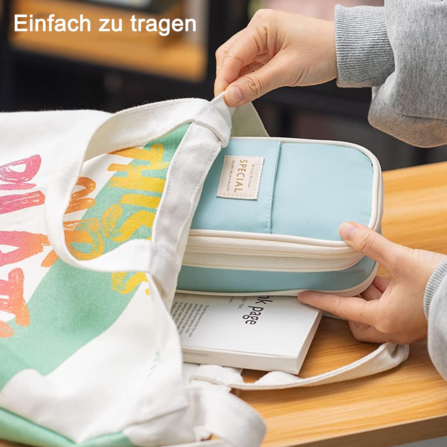 STILVORA Federmäppchen Federtasche Mäppchen mit mehreren Fächern Stauraum, günstig online kaufen