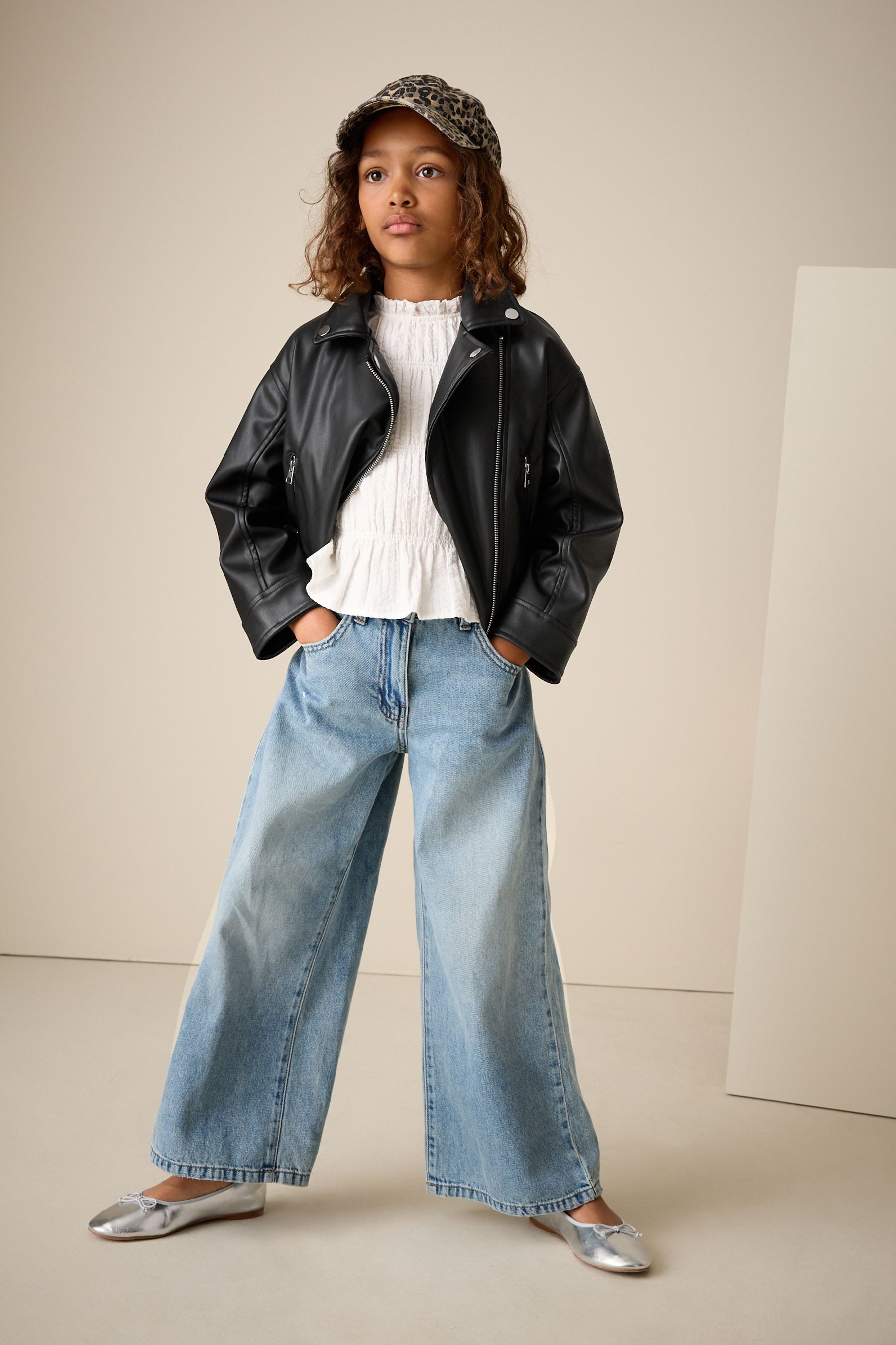 Next Lederimitatjacke Bikerjacke aus Polyurethan (1-St) – Bild 5 von 5