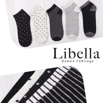 Libella Sneakersocken 92279-92276 (12er-Pack) 12 Paar Damen Sneaker Socken mit verschiendenen Motiven