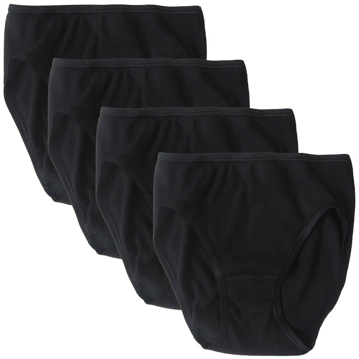 HERMKO Slip 2130 (Pack, 4er) 100 % Bio-Baumwolle, Feinripp, elastische Abschlüsse, Basic, weich