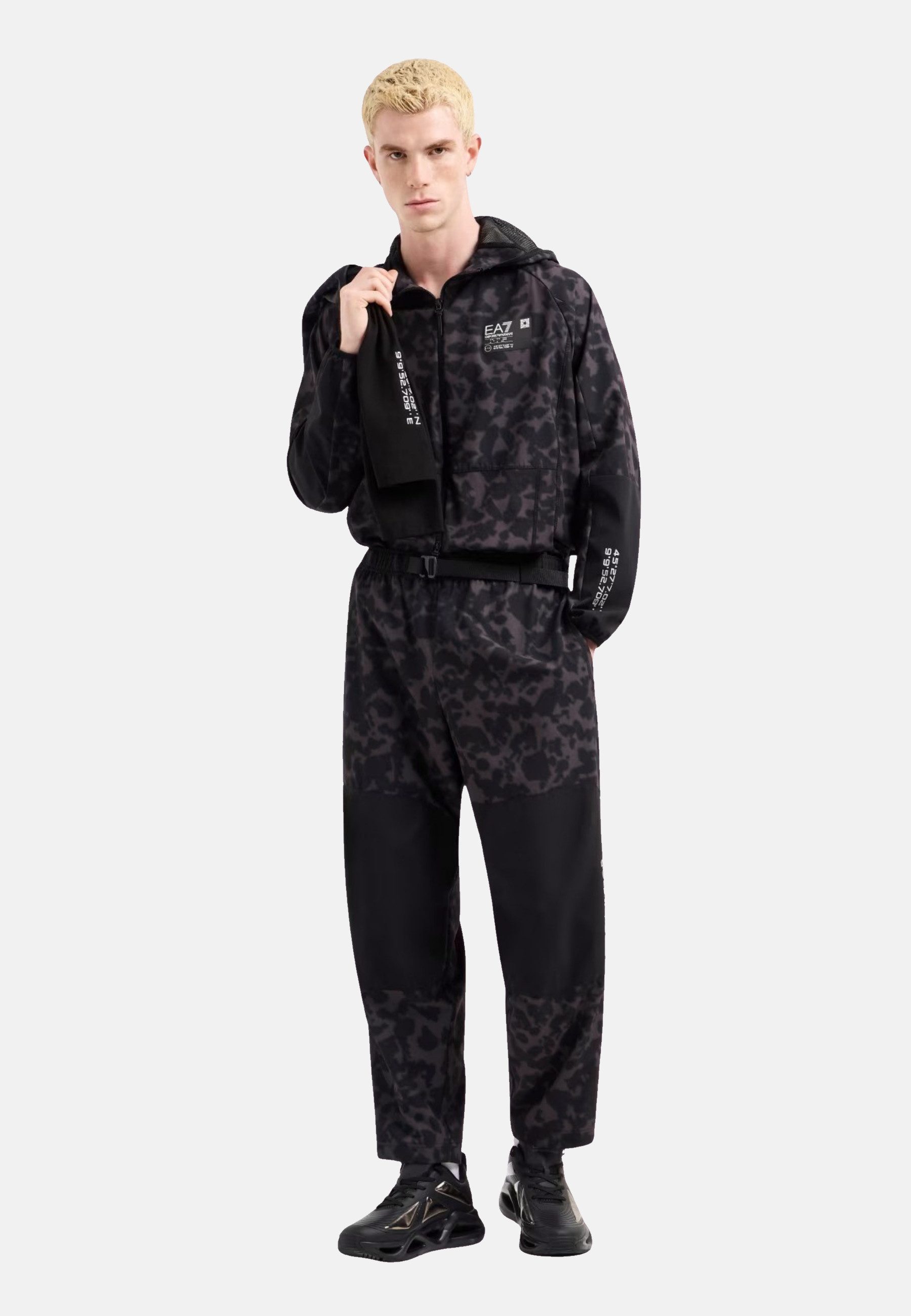 Emporio Armani Regenjacke Jacke Visibility Kapuzenjacke (1-St)