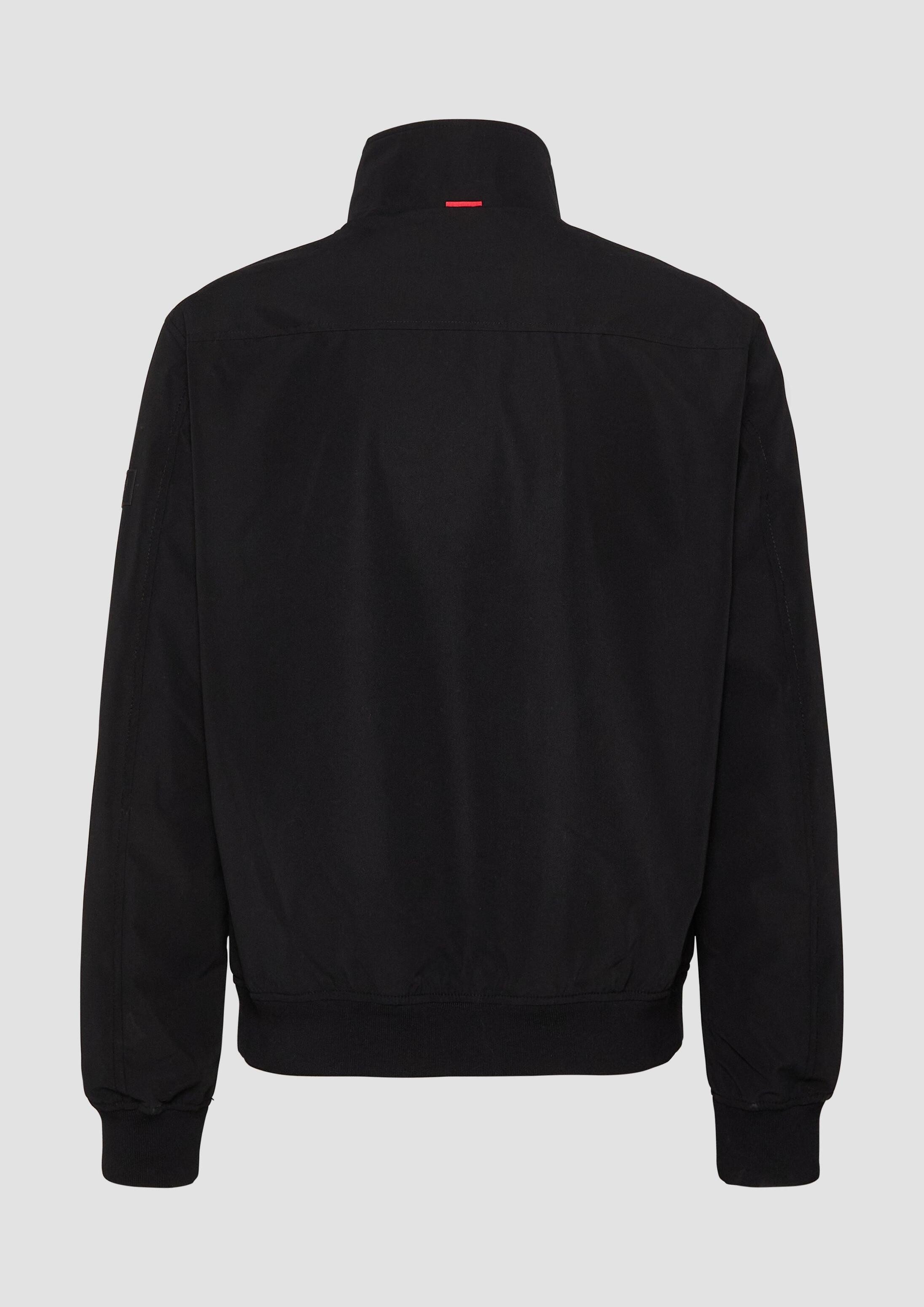 s.Oliver Funktionsjacke Outdoor-Jacke Sportiver Blouson mit Stehkragen und Rippbündchen