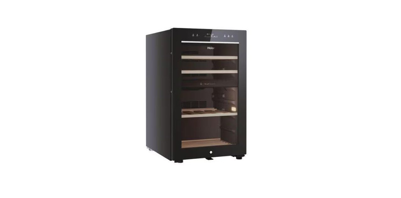 Haier Weintemperierschrank HWS42GDAU1 Weinklimaschrank, 50 cm breit, 42 Standardweinflaschen