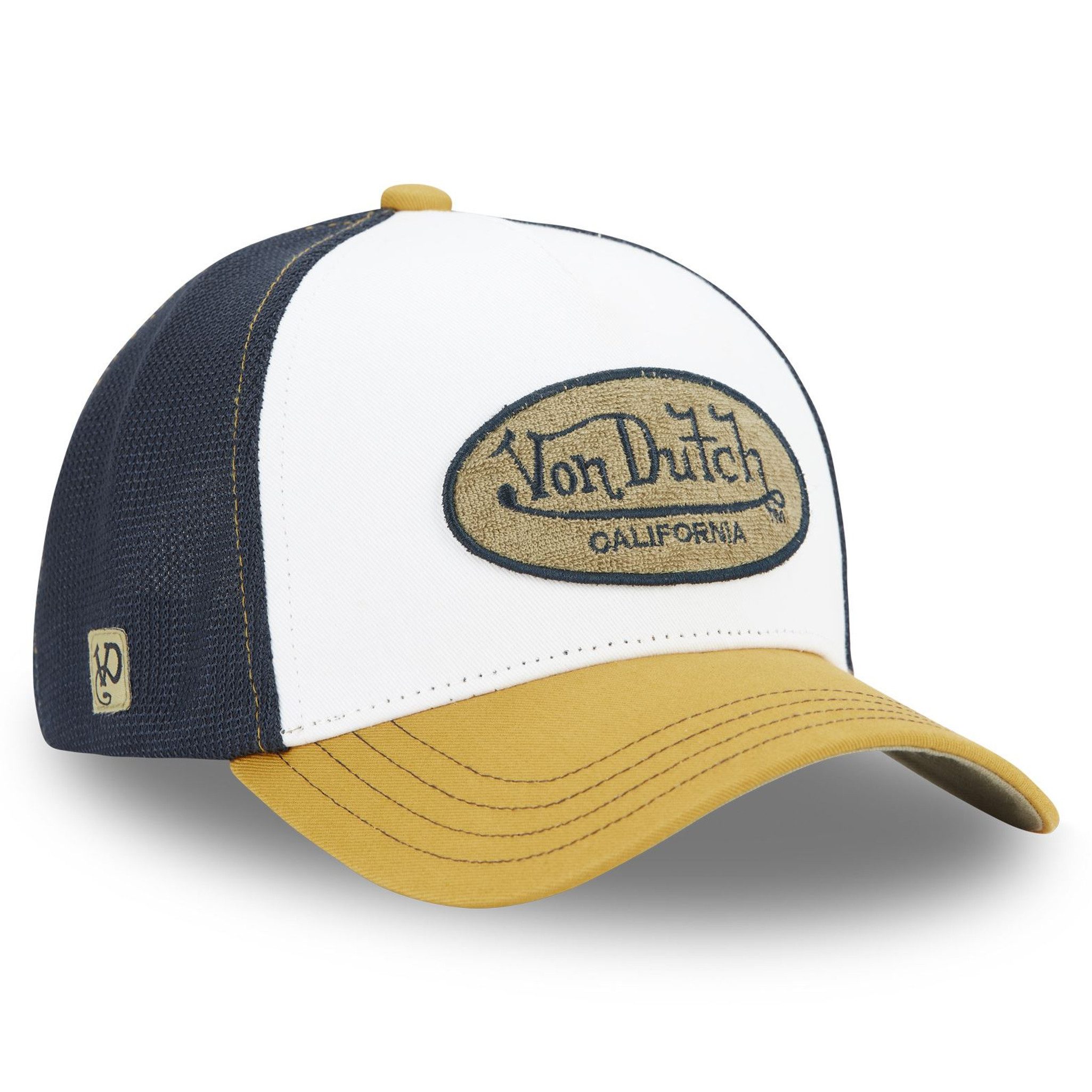 Von Dutch Trucker Cap Von Dutch Originals Trucker Cap - CALIFORNIA TERRY PATCH Mesh (Basecap, Basecap, Meshcap, Trucker Kappe)