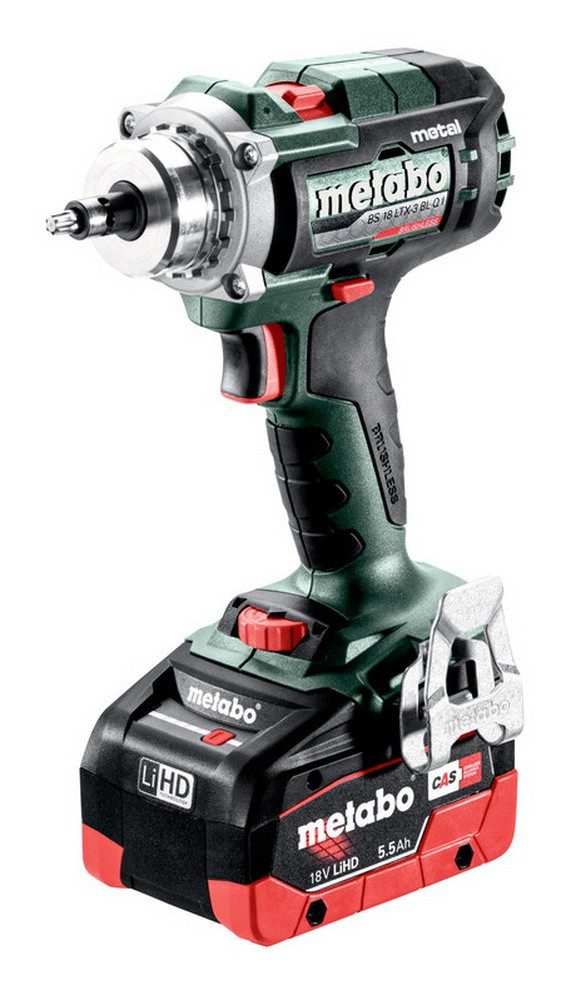 metabo Akku-Bohrschrauber BS 18 LTX-3 BL Q I, 18 V, Metal Ohne Akku in metaBox 145 L