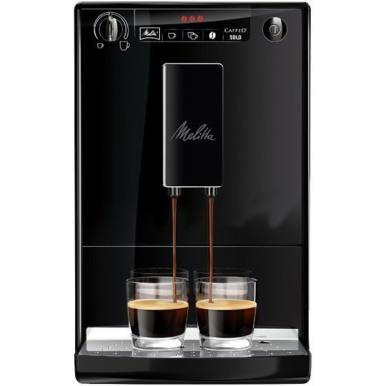 Kaffee bei cm pure Espresso aromatischer 20 Melitta E950-322, Solo® nur Breite black, Kaffeevollautomat &