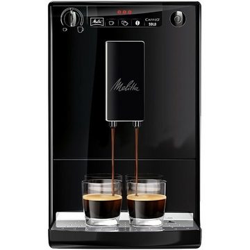 Melitta Kaffeevollautomat Solo® E950-322, pure black, aromatischer Kaffee & Espresso bei nur 20 cm Breite