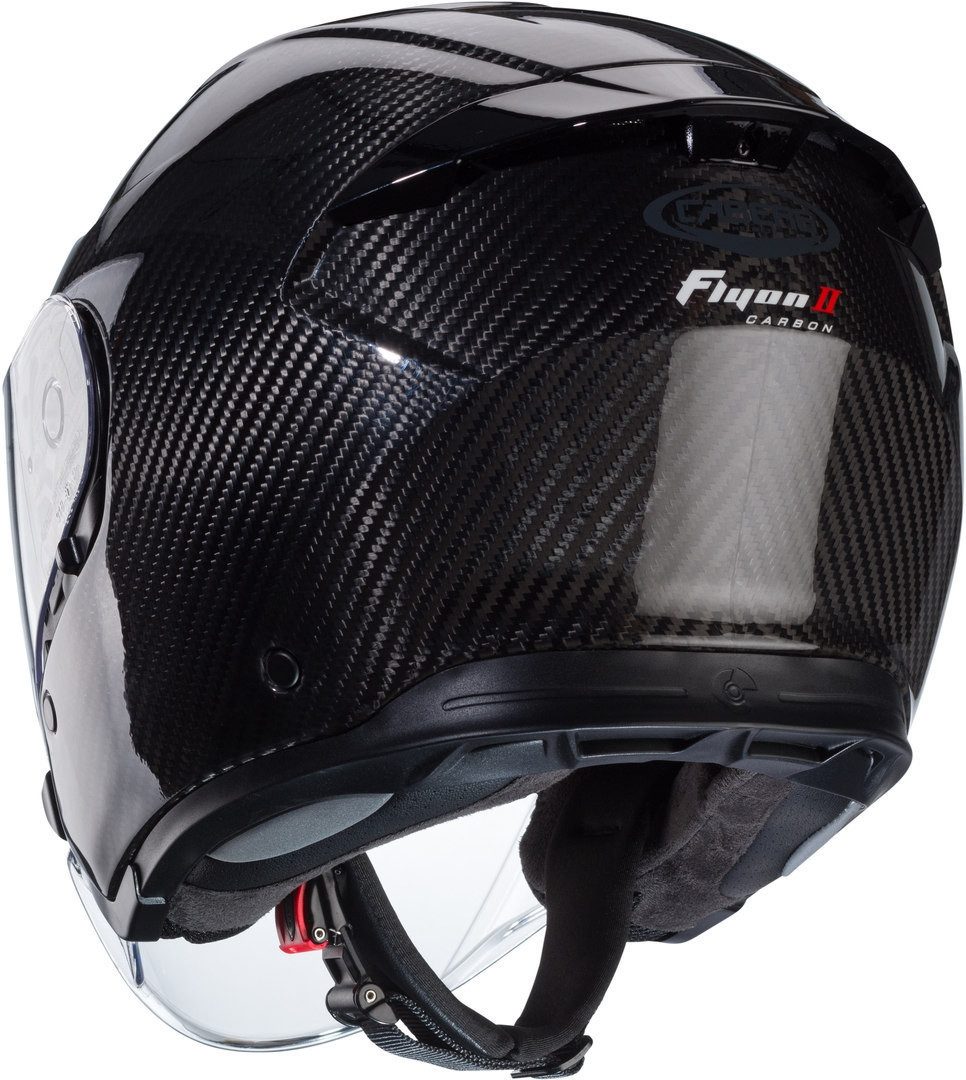 Caberg Motorradhelm Flyon II Carbon Jethelm, Vorbereitet Für Kommunikationssystem,integriertes Sonnenvisier