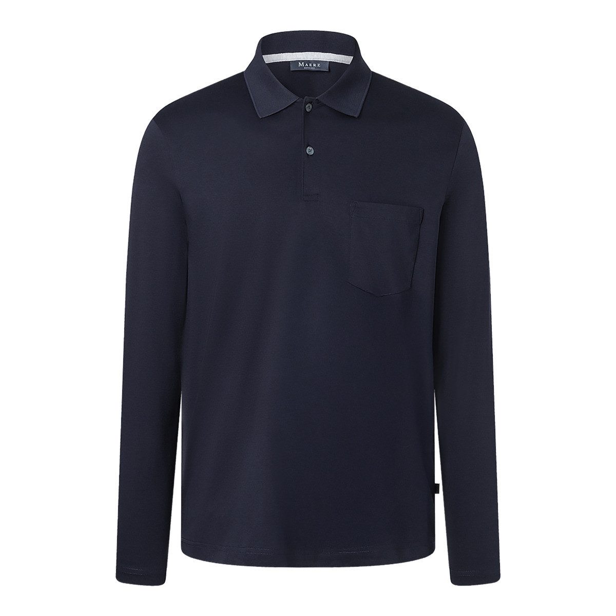 Poloshirt Maerz Muenchen 638900 Langarm-Poloshirt Herren Bekleidung