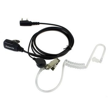 Retevis Walkie Talkie Funkgerät 2 Pin Kopfhörer Kompatibel mit RT24 Baofeng Kenwood(10 STK)