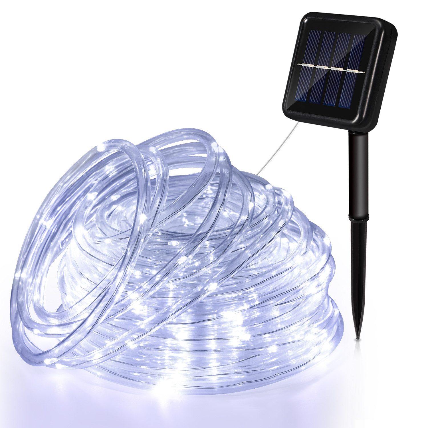 Clanmacy LED-Lichterschlauch 20m LED Solarleuchte LED günstig online kaufen