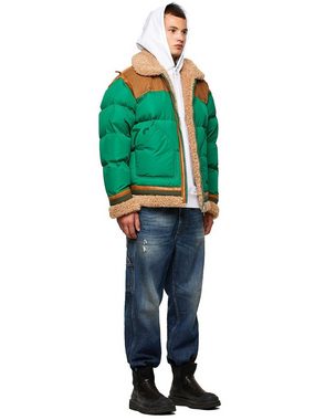 Diesel Winterjacke Steppjacke mit Kunstfell - W-EVAN-A - Gr. L