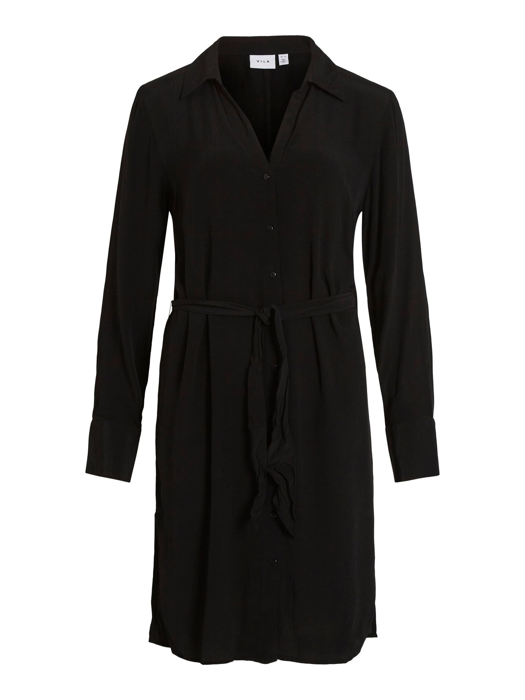 Vila Shirtkleid (lang) VIFINI L/S MIDI SHIRT DRESS/SU - NOOS
