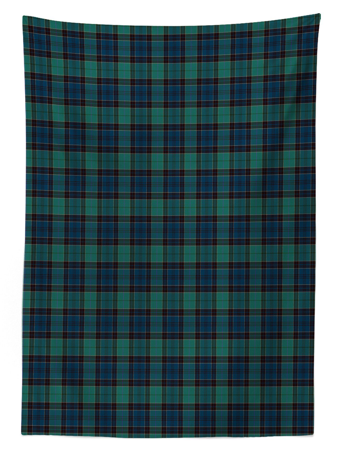 Schottenkaro den Klare Folklore-Muster Tischdecke Außen Abakuhaus Für Farbfest geeignet Farben, Scottish Bereich Waschbar