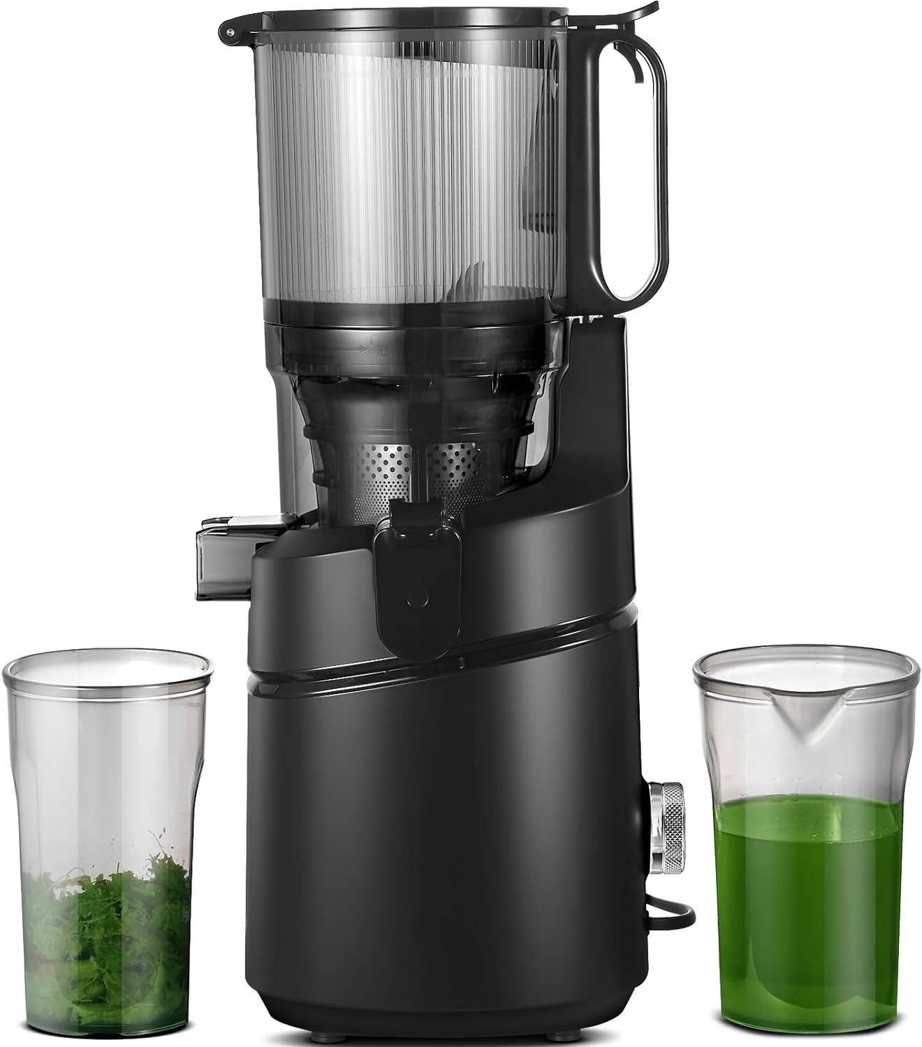 AMZCHEF Zentrifugenentsafter CE-SJ-03OT6, 250,00 W, Automatischer 1,8 Liter Obst- und Gemüsesaftpresse, 250 Watt