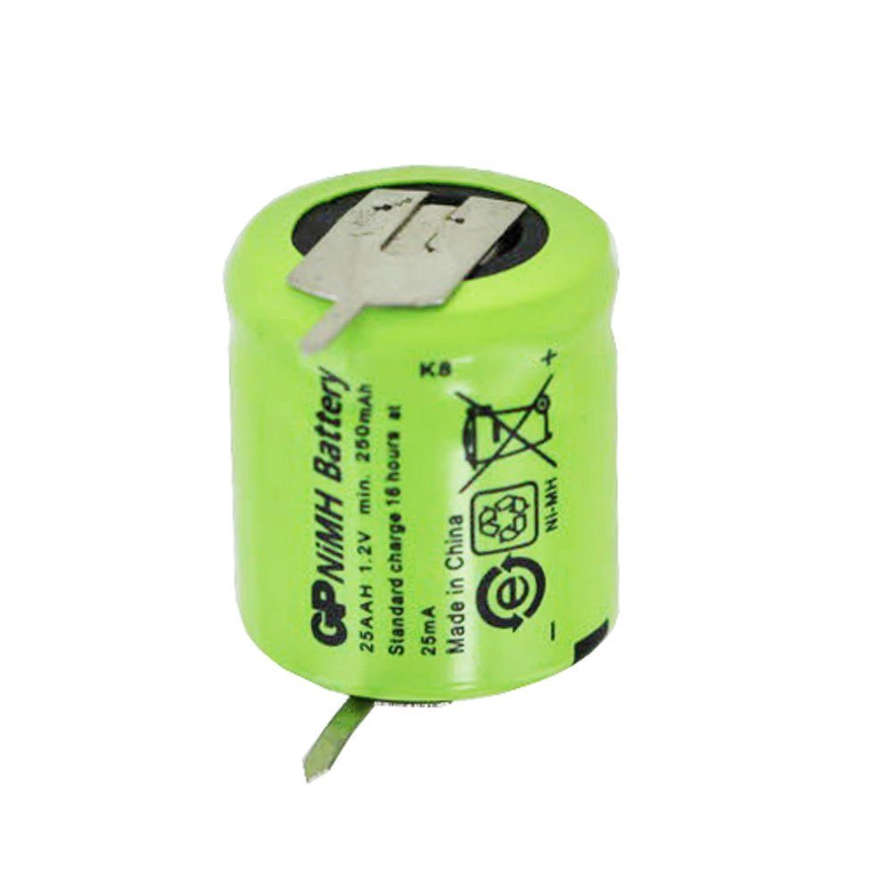 GP Batteries Akku passend für Sanyo N-110AA Akku NiMH 1/3 AA Mignon mit 1-er Print Akku 150 mAh (1,2 V)