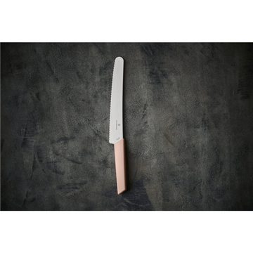Victorinox Brotmesser Victorinox Brot- und Konditormesser SWISS MODERN gewellte Klinge, Länge 22 cm, apricot