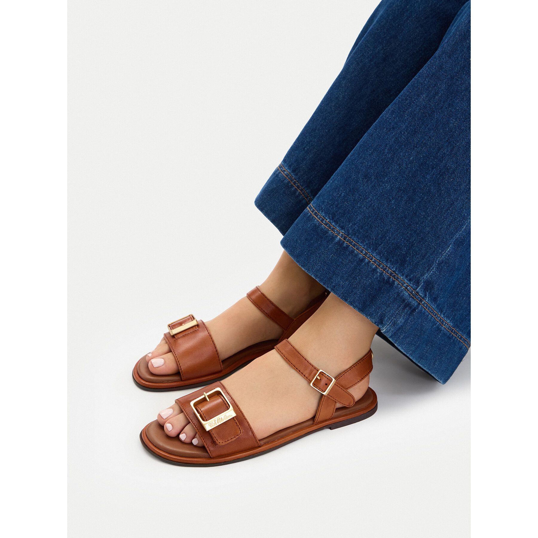 U.S. Polo Assn. US Polo Assn Damen-Sandalen in Braun Sandale