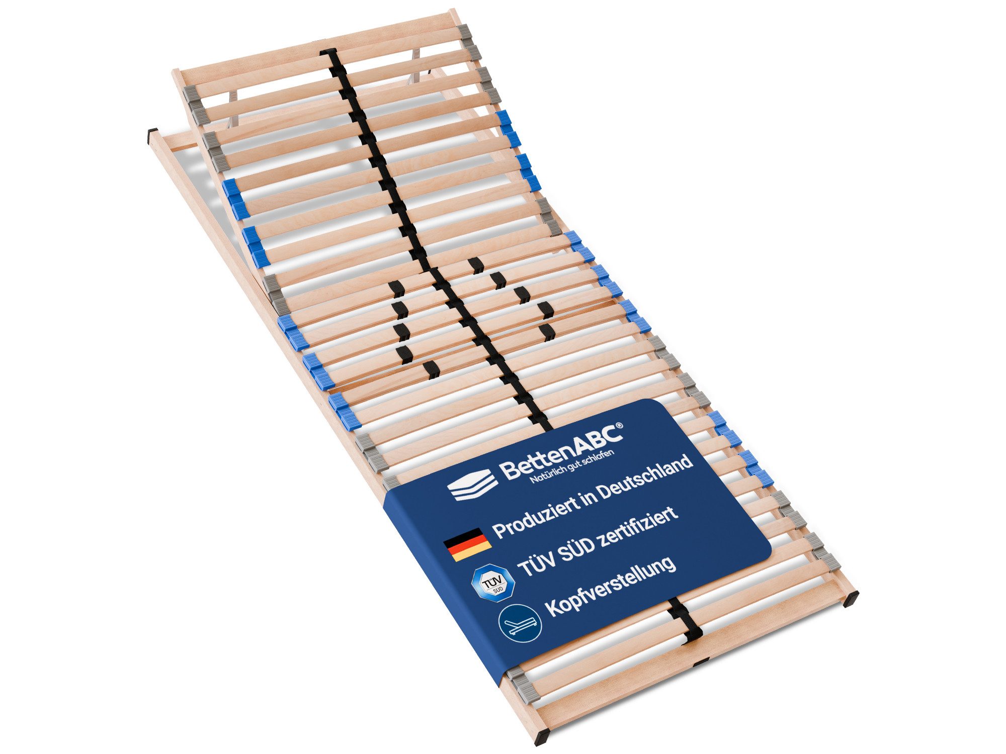 Lattenrost MaDeRa 7 Zonen Lattenrost zur Selbstmontage mit und ohne Verstellung, Betten-ABC, Kopfteil Kopfteilverstellung, Fußteil Kopfteilverstellung, Kopf- und Fußteil nicht verstellbar, besondere Langlebigkeit, stabil
