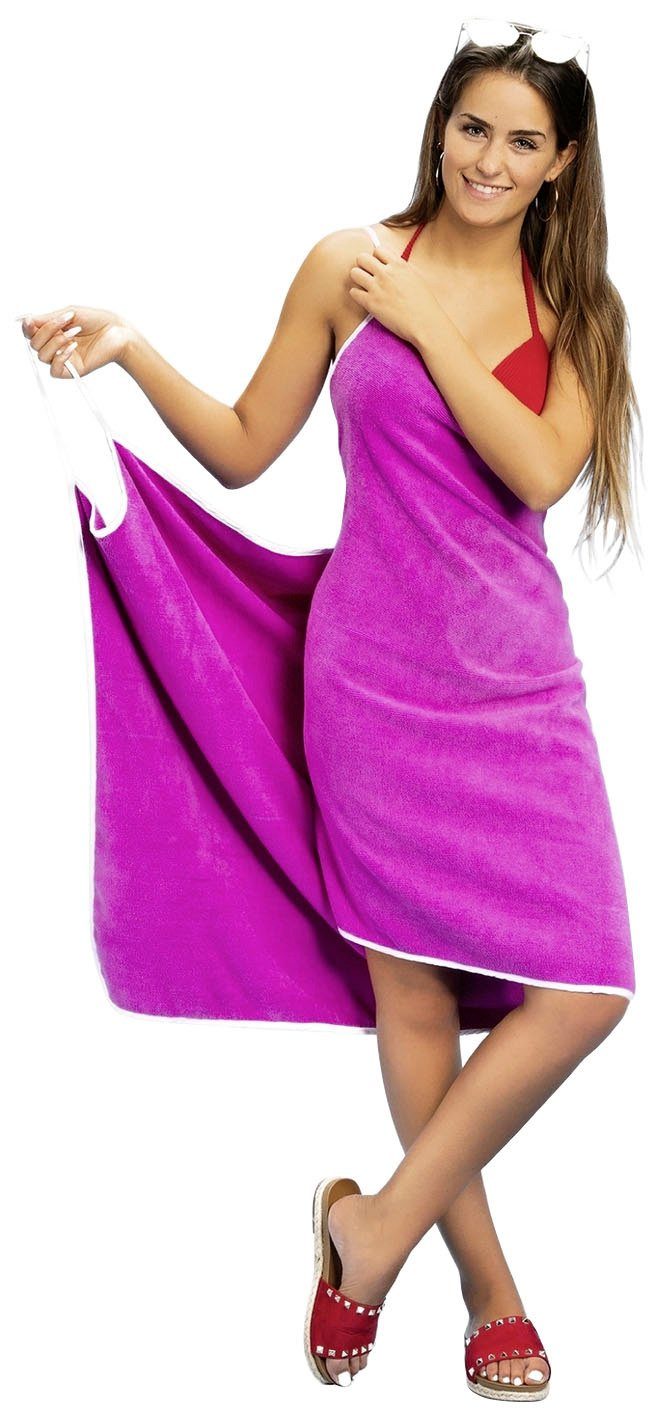 Maximex Duschtuch Wickel-Strandkleid, Microfaser (1-St), Größe günstig online kaufen
