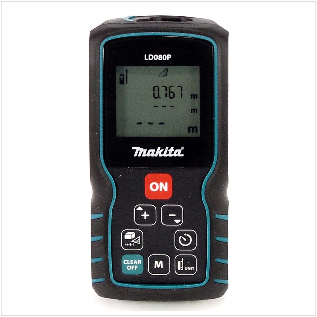 Makita Entfernungsmesser LD 080 P Laser Distanz Entfernungsmesser