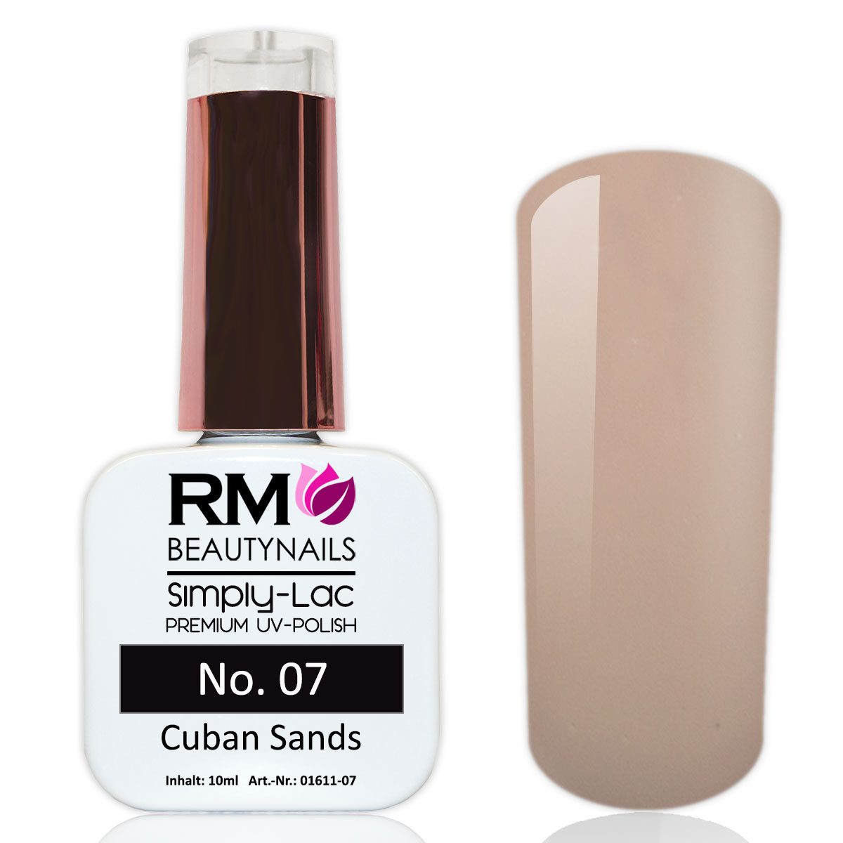 RM Beautynails UV-Nagellack Simply Lac Premium UV-Nagellack UV-Polish 10ml Gellack Shellac, Haltbarkeit bis zu drei Wochen / Hybrid-Lack