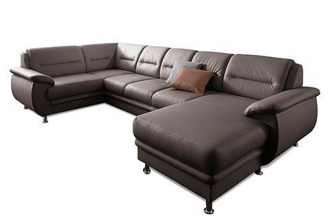 sit&more Wohnlandschaft Mailand U-Form, B: 312 cm, optional Bettfunktion günstig online kaufen