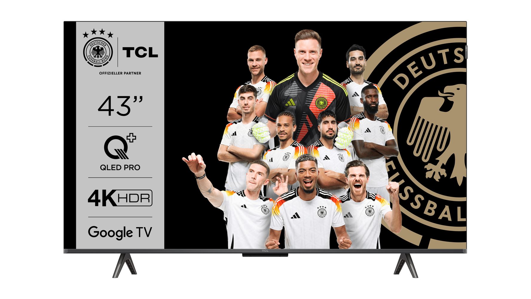 TCL 43QLED780X1 QLED-Fernseher (43 Zoll, 4K Ultra HD)